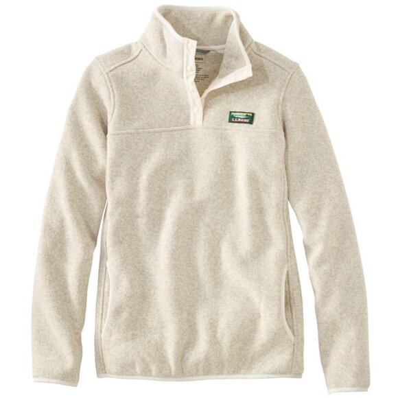L.L. Bean Tops - LL Bean Sweater Fleece Pullover in Sailcloth